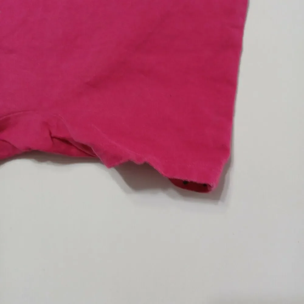 Nike‎ Baby Girls 18M Pink Black Polka Dot Spell Out One Piece Short Outfit Logo - Picture 3 of 12